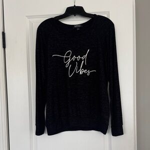 Buffalo David Bitton Charcoal Knit Top